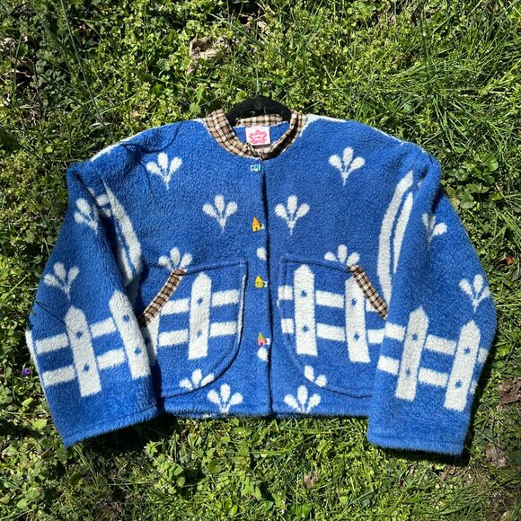 handmade, upcycled quilt + blanket coats - Picture 6 of 13